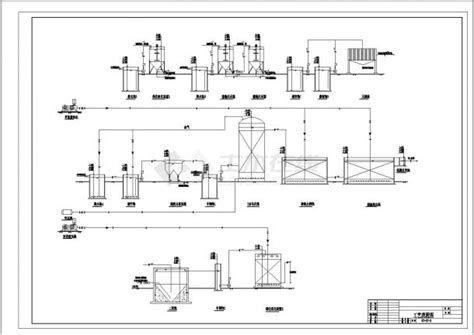 给水厂区管道平面布置施工图_厂区管线图_土木在线