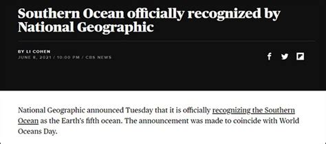 世界第五大洋(地球第五大洋突然形成，美国专家正式官宣！网友：真没必要) - 【爱喜匠】