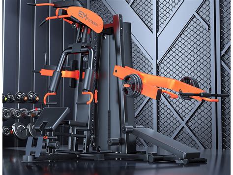 X综合训练器家用三人站大型器械力量训练套装组合多功能健身器材-阿里巴巴