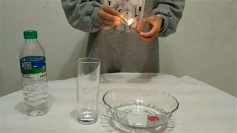 科学小实验蜡烛燃烧实验
