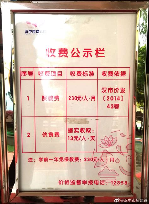 汉中市市场监管局开展幼儿园收费专项检查_汉中市市场监督管理局