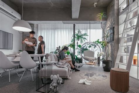 安徽简约恬静的办公空间-办公空间设计案例-筑龙室内设计论坛