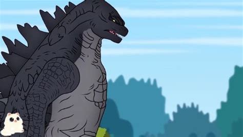 哥斯拉故事动画系列：哥斯拉家族与金刚的怪兽家族争夺食物而发生了大战！_高清1080P在线观看平台_腾讯视频
