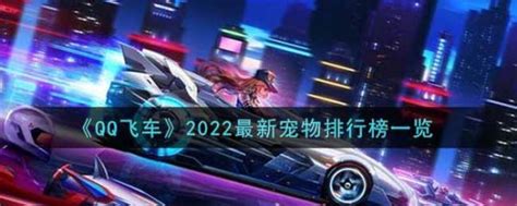 QQ飞车手游宠物排行榜2022-玩咖宝典