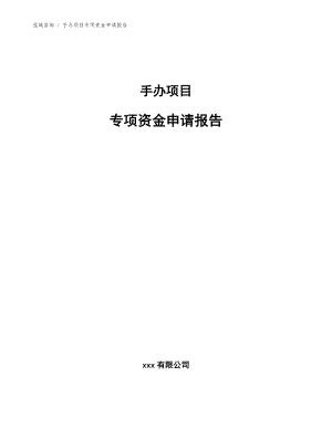 手办项目专项资金申请报告_模板范文