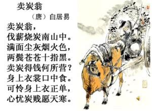 《卖炭翁》白居易唐诗注释翻译赏析 | 古文学习网