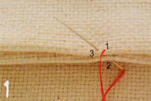 手缝绣的基本针法 鱼骨缝法图解教程💛巧艺网