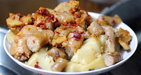新疆美食米肠子和面肺子怎么做-新疆米场子和面肺子的做法大全_天山风情网