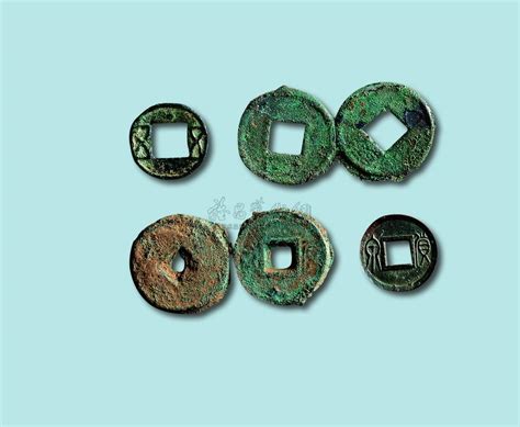 汉半两铜钱-茂陵文物-图片