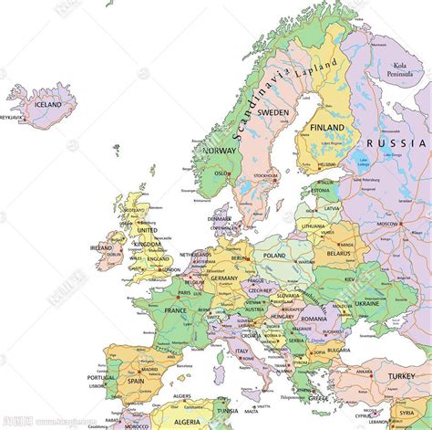 欧洲地图矢量图片(图片ID:1023133)_-其他-生活百科-矢量素材_ 素材宝 scbao.com