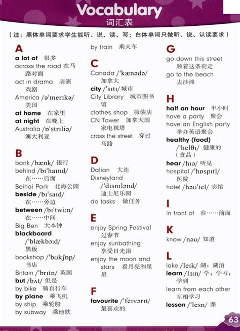 六年级下册英语单词表|北京出版社小学英语