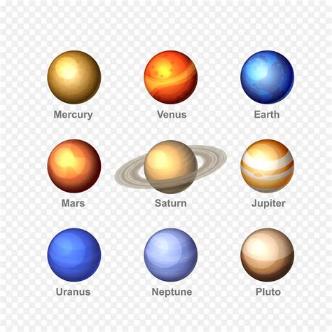九大行星图片