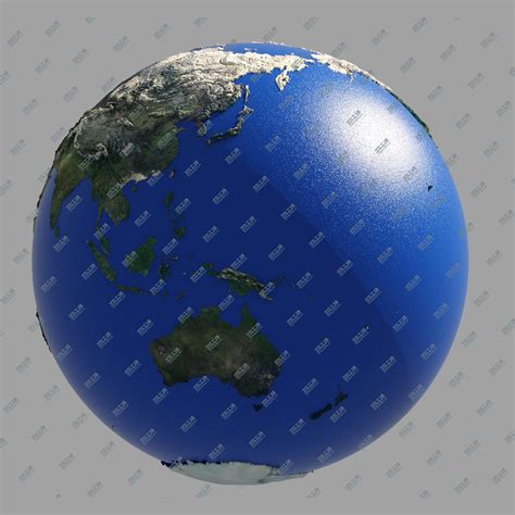 【地球3D模型】-现代VR有灯光有贴图MAX2016地球3d模型下载-ID444922-免费3Dmax模型库 - 青模3d模型网