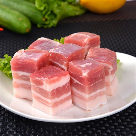 金锣 国产猪五花肉块1kg 冷冻带皮五花肉 猪肉生鲜-商品详情-菜管家