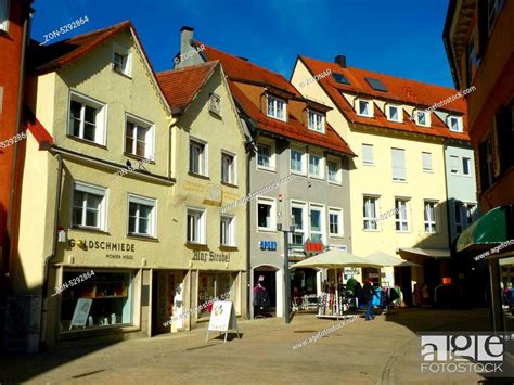 Main Street in Weingarten, Germany, Stock Photo, Picture And Rights ...