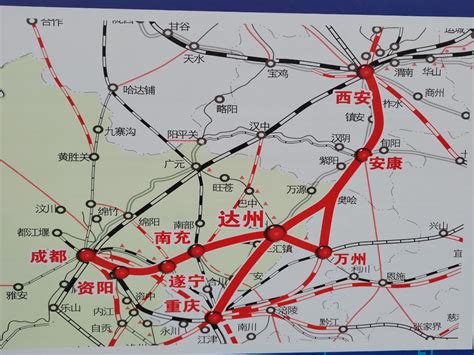 西安到重庆高铁,西安重庆高铁,重庆高铁分布图_大山谷图库