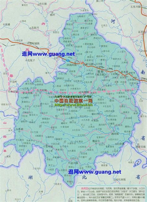 商洛市丹凤县地图 - 中国地图全图 - 地理教师网