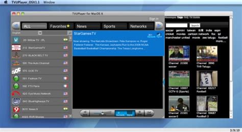 TVUPlayer voor Mac - Download