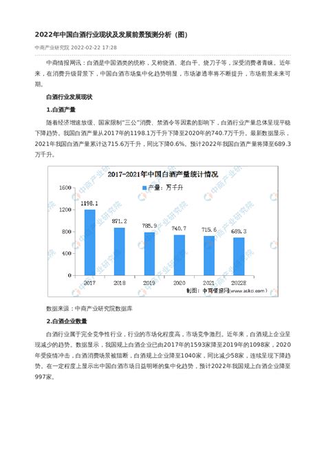 2021年中国高端白酒行业市场现状及发展前景分析 预计2026年市场规模将近3000亿元_前瞻趋势 - 前瞻产业研究院