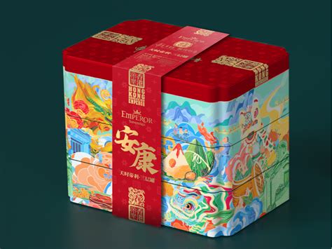 帝皇至尊×巨灵设计 端午粽子礼盒包装设计-古田路9号-品牌创意/版权保护平台
