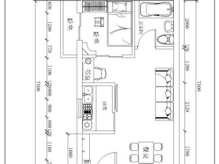 30平米单身小公寓装修-房天下装修效果图