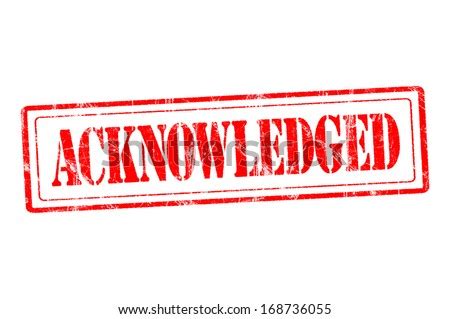 Acknowledgement Stock Photos, Images, & Pictures | Shutterstock