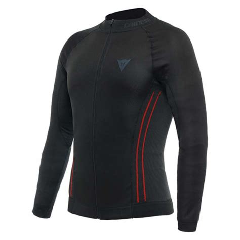 Dainese No Wind Thermo LS 606 Black Red Base Layers/Underwear ...