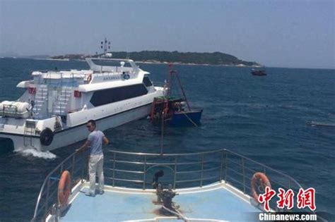 海南三亚海域客船撞沉渔船 3人落水1人死亡 - 海洋财富网