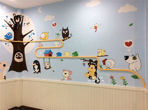 主题儿童房墙体墙画，少儿卡通壁画，主题卡通墙画|纯艺术|绘画|广州幼儿园设计 - 原创作品 - 站酷 (ZCOOL)