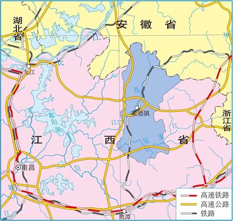 景德镇市区交通图 - 中国交通地图 - 地理教师网