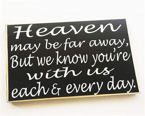 Amazon.com: 10x8 Heaven May Be Far Away, But We Know You