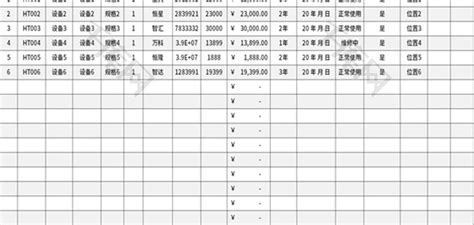 监视和测量设备台账表Excel模板_千库网(excelID：161809)