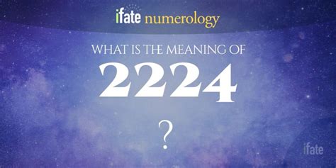 Number The Meaning of the Number 2224