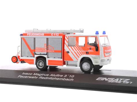 Rietze 68307 H0 LKW Iveco Magirus Alufire HLF 20 Feuerwehr Rednitzhembach