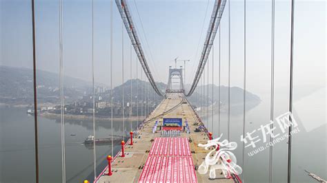 郭家沱长江大桥有新进展，未来这些地方到两江龙兴、鱼复新城更近了！_施工