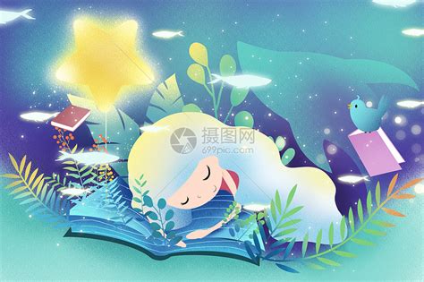 少女的梦图片