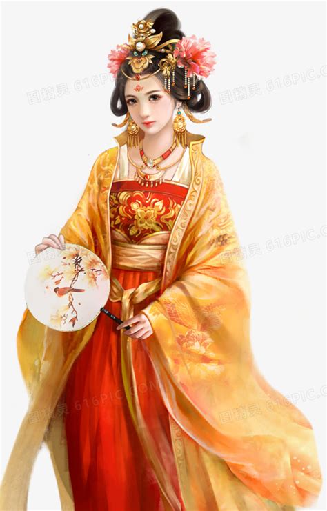 宫廷美女写真图片
