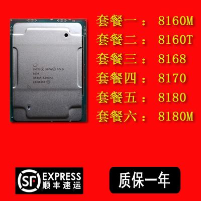 intel Xeon Platinum 8160M 8160T 8168 8170 8180 8180M CPU-淘宝网