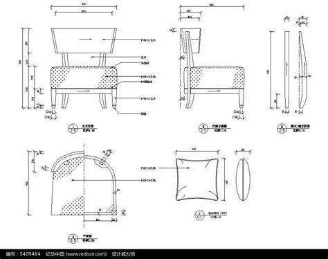 休闲椅CAD椅子CAD图库- 建E网施工图下载网