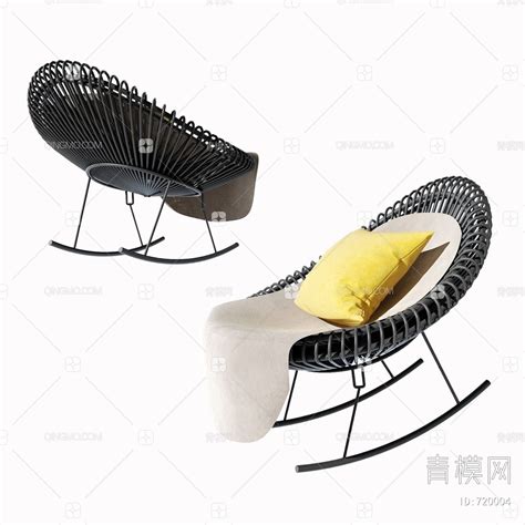 【铁艺休闲椅 3D模型】_现代铁艺休闲椅 3d模型下载_ID534592_免费 ...