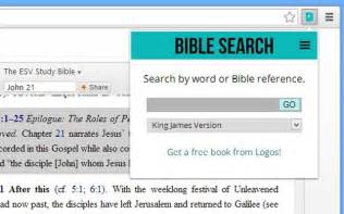 Bible Search v0.7 Chrome插件-圣经搜索浏览器插件-码农之家