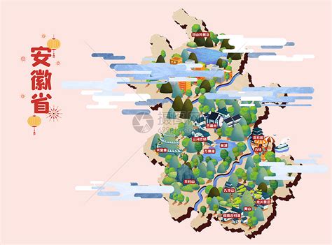 安徽省卫星地图 - 中国地图全图 - 地理教师网