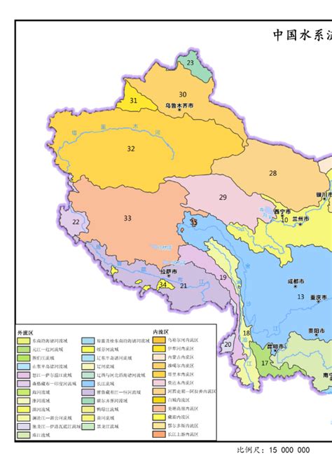 《中国水图》之黄河