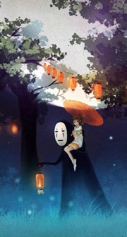 壁纸#宫崎骏#无脸男 - 高清图片，堆糖，美图壁纸兴趣社区