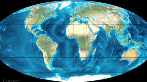 世界板块的分布示意图 - 地图资源 - 星球教学资源网