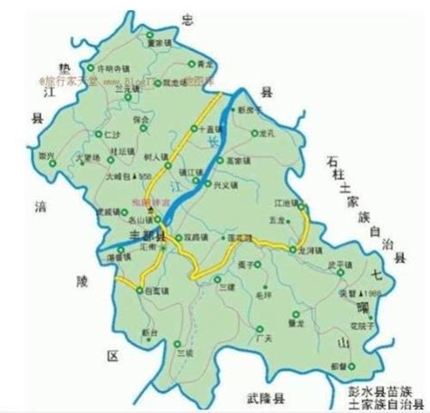 丰都县标准地图_重庆区县地图库_地图窝
