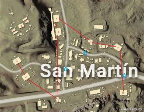 《绝地求生》沙漠地图城市搜索打法路线 绝地求生狮城及圣马丁搜索路线_九游手机游戏