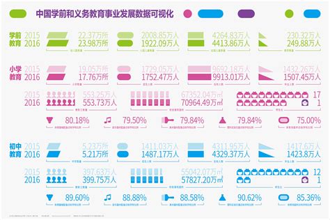 中国教育事业发展数据可视化|平面|信息图表|安商贸视觉传达 - 原创作品 - 站酷 (ZCOOL)