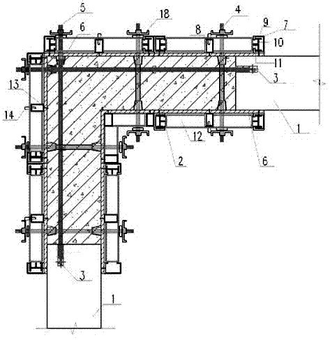 一种管廊用异型转角结构铝合金模板的制作方法