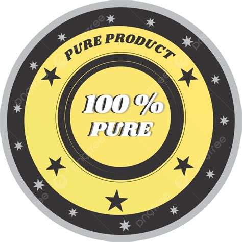 100 Percent Pure, Pure, 100 Percent, Product PNG and Vector with ...